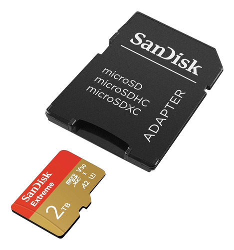 Tarjeta De Memoria Sandisk Extreme Microsdxc Uhs-i De 2 Tb C