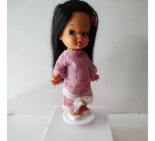 Muñeca Con Caja De Musica Decada Del 70 (Usado)