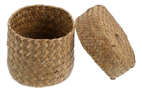 Cesta Pequeña Cesta De Flores Tejida A Mano, Cesta De Almace
