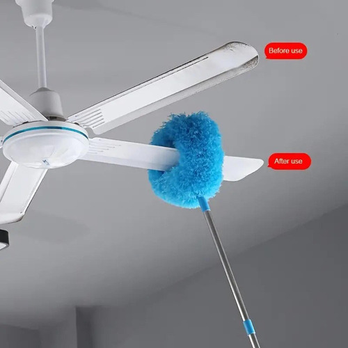 Plumero Con Poste De Extensión, Plumero Largo Lavable Para