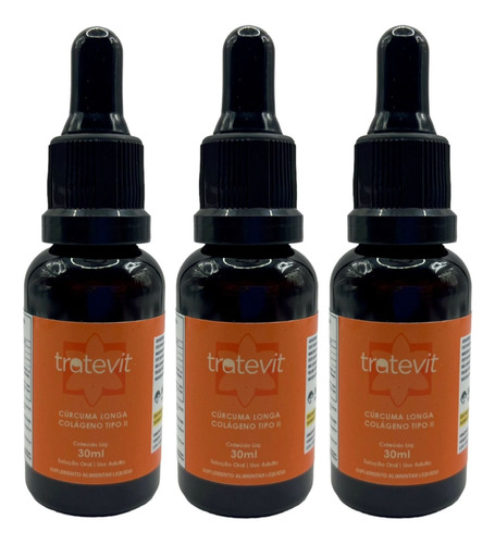 3 Tratevit 30 Ml Original-envio Já Produto 100% Original