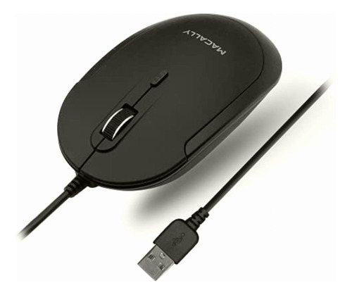 Mouse De Computadora Con Cable, Mouse Usb Silencioso Macally