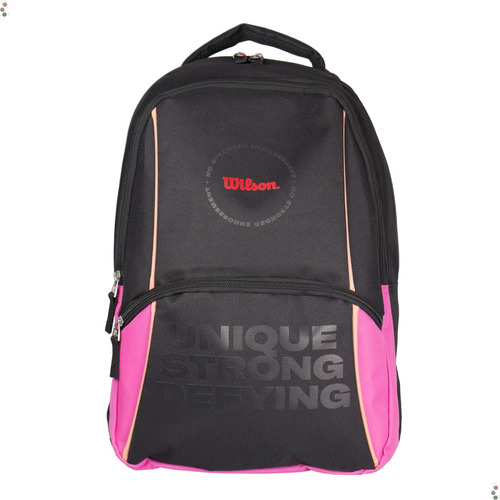 Mochila Em Poliester Wilson Cinza/cinza 65011057-bl