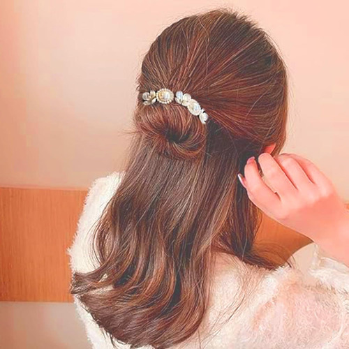 Máquina Para Hacer Moños Con Flores Brillantes, 4 Unidades,