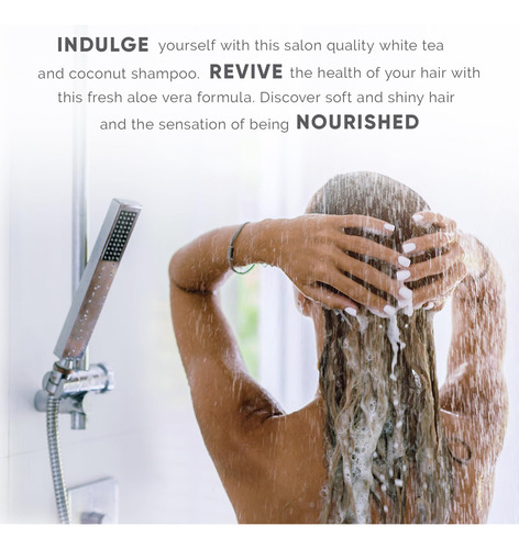 Terra Pure Infuse Shampoo De Chá Branco E Coco | 400 Ml Únic
