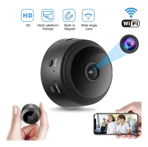 Cámara Mini Espía Wifi, Usb Recargable, Con App Tf V720
