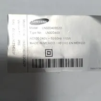 Comprar Main, Fuente,inverter, Otros Tv Ln32403e