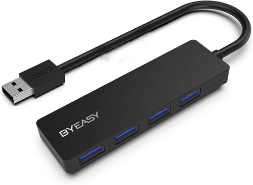 Byeasy Hub Usb, 4 Puertos Usb 3.0, Concentrador De Datos Por