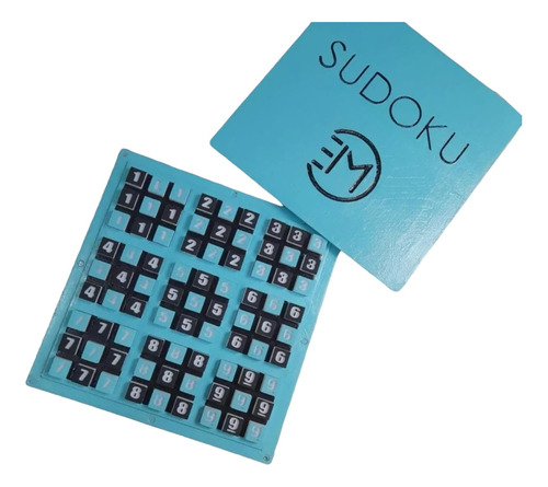 Sudoku Juego Mental En 3d Original Pintado A Mano + Obsequio