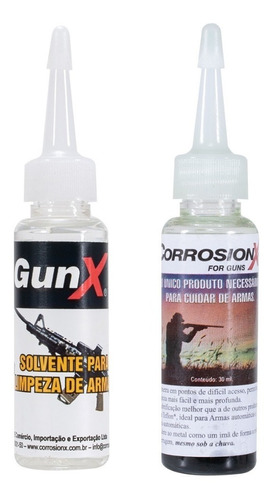 Kit Limpeza Armas Corrosionx For Guns + Fluido Limpeza Gun X