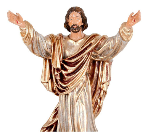 Imagem Material Resina: Cristo Ressuscitado (294) Cor Pintura Barroco
