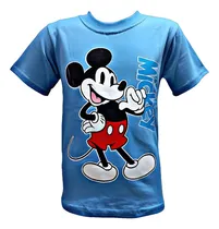 Comprar Remera Mickey 100% Algodon Doble Estampa Calidad Premium
