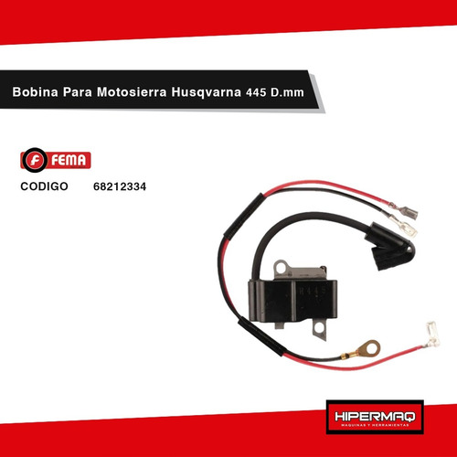 Imagen 2 de 6 de Bobina Para Motosierra Husqvarna 445 D.mm