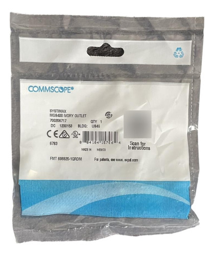 Conector Keystone Commscope Systimax Mgs400-262 Branco