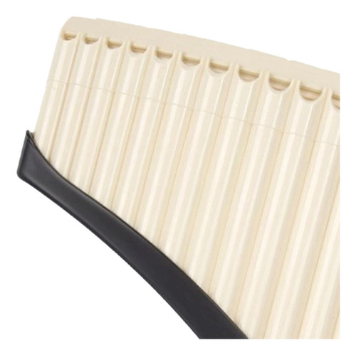 Pan Pipe Instrumento Clave De Instrumento 16 Tubos Beige