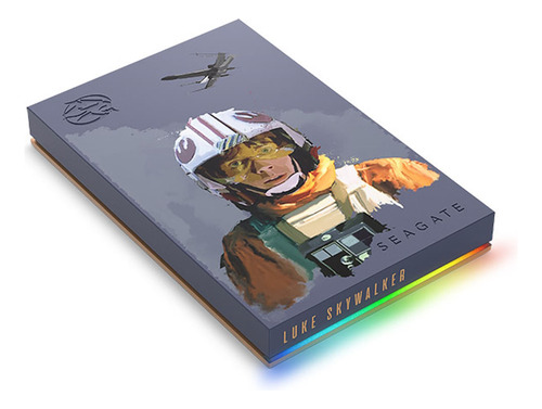 Hd Externo Portátil 2tb Usb 3.2 Seagate Luke Skywalker Drive Special Edition Firecuda - Stkl2000412 (rescue, Rgb)