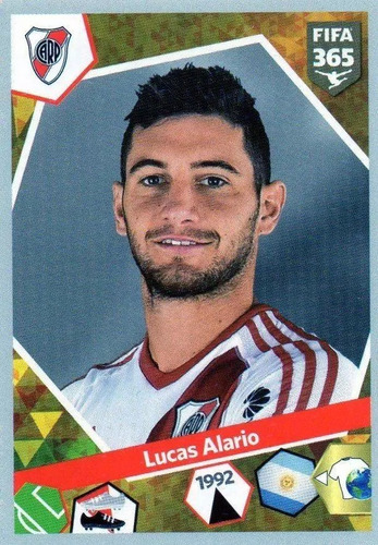 Lámina Album Fifa 365 2018 / Lucas Alario - River Plate