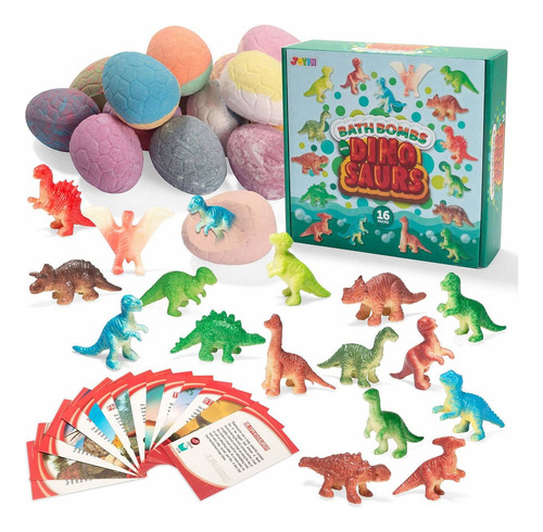 Bombas De Baño  Con Juguetes De Dinosaurio (16 Pa Bmb