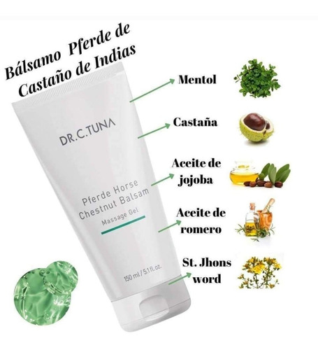 Castaño De Indias Gel, Balsam, Varices, Muscular, Farmasi.