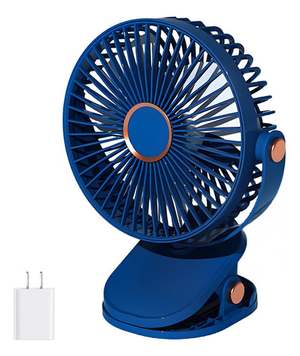 Ventilador Portátil Recargable, 6 Velocidades De Viento Y