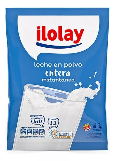 Tercera imagen para búsqueda de leche entera en polvo x 400 gramos