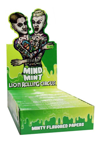 Caixa De Seda Mint Lion Rolling Circus 1 1/4