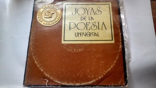 Lp Joyas De La Poesía Universal Caja Con 3 Discos