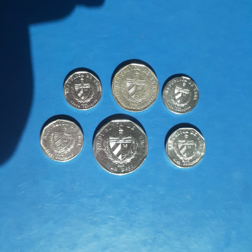 Monedas Antiguas Pais De ... X 6 De 1 Peso Leer Pais