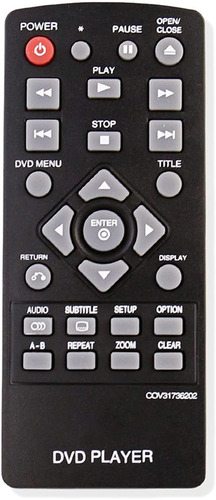 Control Remoto Para Reproductor Dvd LG Dp132 Dp132nu Cov3173