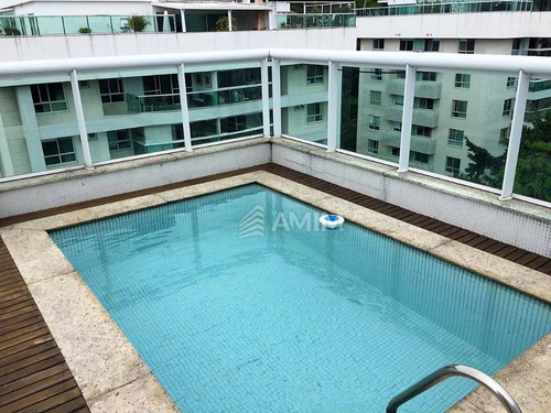 Linda Cobertura Em Charitas,com 4 Suítes E Ampla Área De Lazer Com Piscina Em Alvenaria E Sauna. Niterói, Rj - Co0172