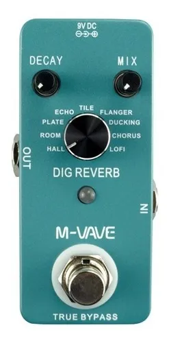Pedal Reverb Cuvave Dig Reverb eno Mosky Nf garantia