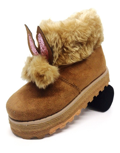 Botas Botitas Pantubotas Conejito Borcegos Peluche Nena Niña