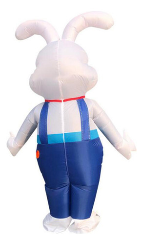 Inflable Conejo De Pascua Traje De Trajes De Fiesta Cabeza