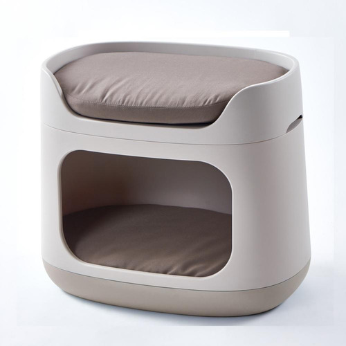 Cama Para Perros Gatos Pet Bunkbed Color Beige