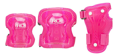 Proteccion Roller Derby Tri-pack 5 A 10 Años Girls