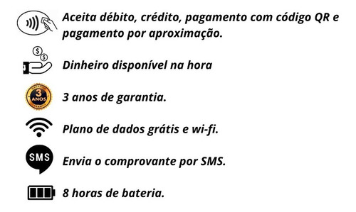 Imagem 5 de 7 de Point Mini Chip Wi-fi Mercado Pago Cartão Aproximação Nfc