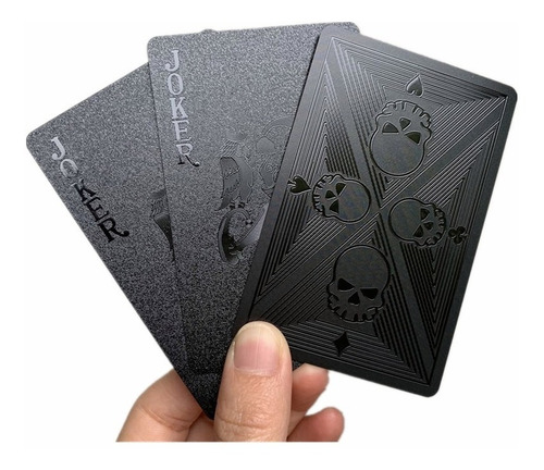 Set De 54 Cartas Doradas Plastificadas Impermeables Poker