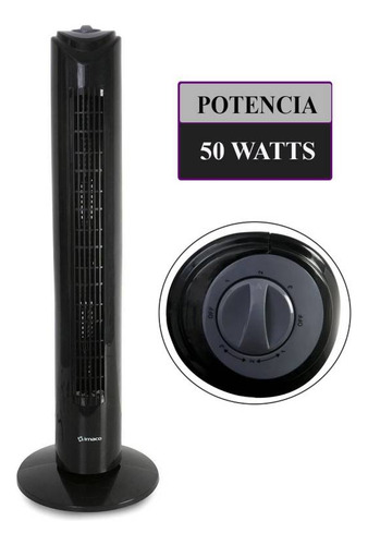 Ventilador De Torre De 3 Velocidades Imaco 50 W - Bajo Ruido