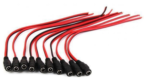 8 X 10x 12v Dc Power Female 5.5 * 2.1mm Cable Plug