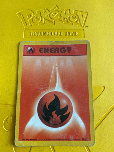 Juego De Cartas Pokemon Energía De Fuego Ingles