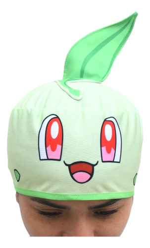 Chikorita Gorro Qx Anime Poke Dentista Pediatra Chef Lupdup