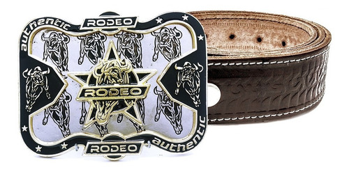 Kit Cowboy Oferta Boné Farm Bulls + Cinto Fivela Country