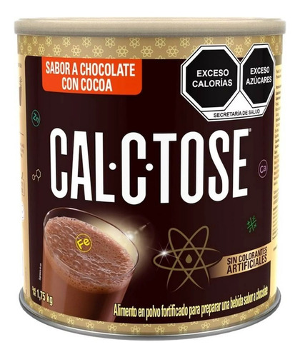 Chocolate En Polvo Cal C Tose Fortificado 1.75 Kg (1 Lata)