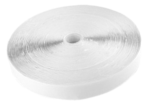 Fita Adesiva Autoadesiva De Gancho, Tecido De Branco 2,5cm