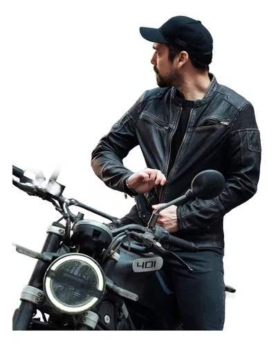 Chaqueta motoquera cuero hombre – Multilevel Store