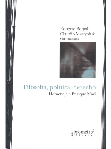 Filosofia Politica Y Derecho - Dyf