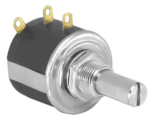 Potenciômetro Linear 10k Tipo B 10 Voltas Wxd534 Com Knob
