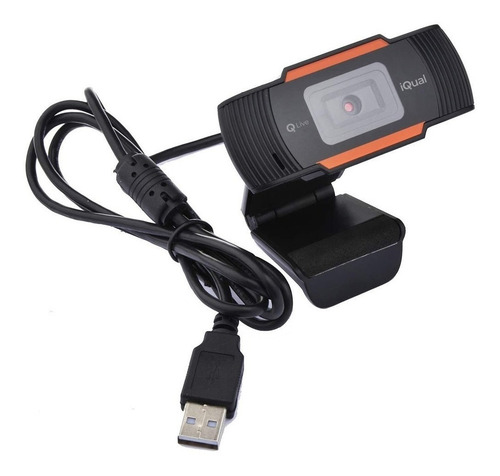 Imagen 3 de 3 de Camara Web Webcam Iqual Iqlive Full Hd 1080p Windows Mac Usb Color Negro