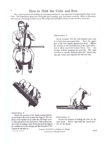 Rubank Elementary Method, Cello.
