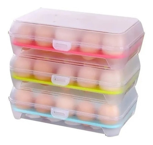 4 Hueveras Porta Huevos Canasta Soporte Organizador Huevos